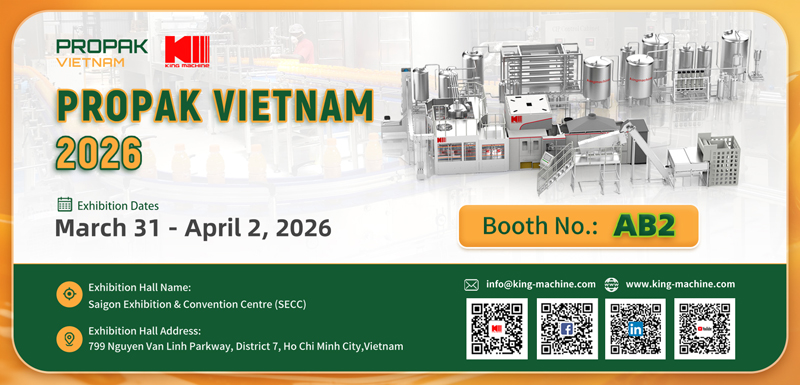 King Machine ที่งาน PROPAK VIETNAM 2026