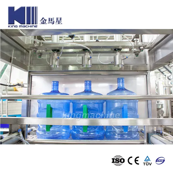 ราคาโรงงานอัตโนมัติ 600bph 5 แกลลอนถังขนาดใหญ่ 19l 20L ขวดน้ำบริสุทธิ์ถังน้ำบริสุทธิ์ถังน้ำ