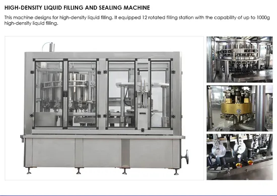 เครื่องไส้ซอสร้อนอัตโนมัติสำหรับขวดแก้วและขวดสัตว์เลี้ยง