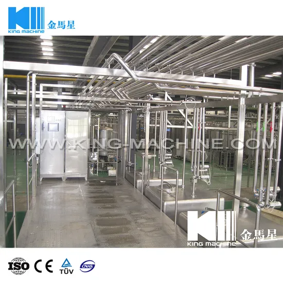 9, 000 l/h เครื่องพาสเจอร์ไรเซอร์ UHT อุณหภูมิสูง