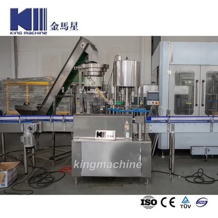 โรงงานไส้น้ำดื่มบรรจุขวดขนาด 3-in-1 PET แบบโรตารี่