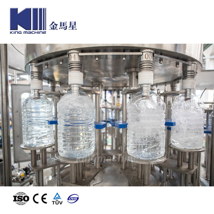 โรงงานบรรจุขวดน้ำดื่มอัตโนมัติที่มีประสิทธิภาพสูง-400-800bph ขนาดใหญ่ที่มีความจุขวดไส้
